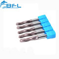 Bólido de BFL 3 4 Flute Roughing End Mill, revestimento de metal de trituração